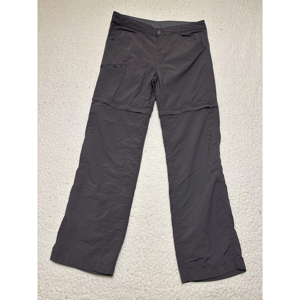 American Outback Mens Convertible Pants Gray Nylon Zip Off Hiking Shorts Size M